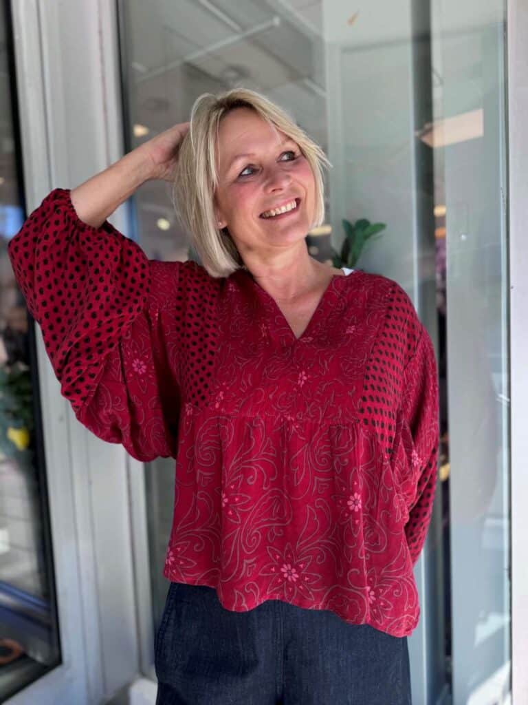 Sissel Edelbo Bibi Balloon Silk Top No 567