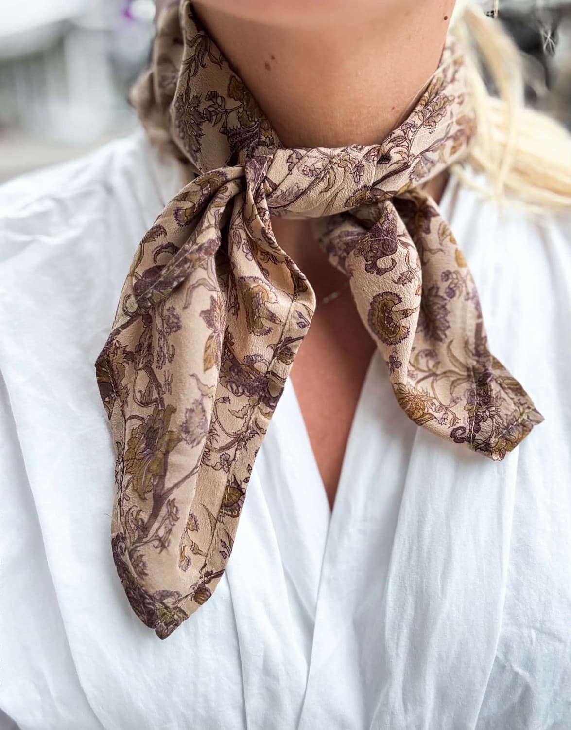 Sissel Edelbo Vintage Silk Scarf No 372