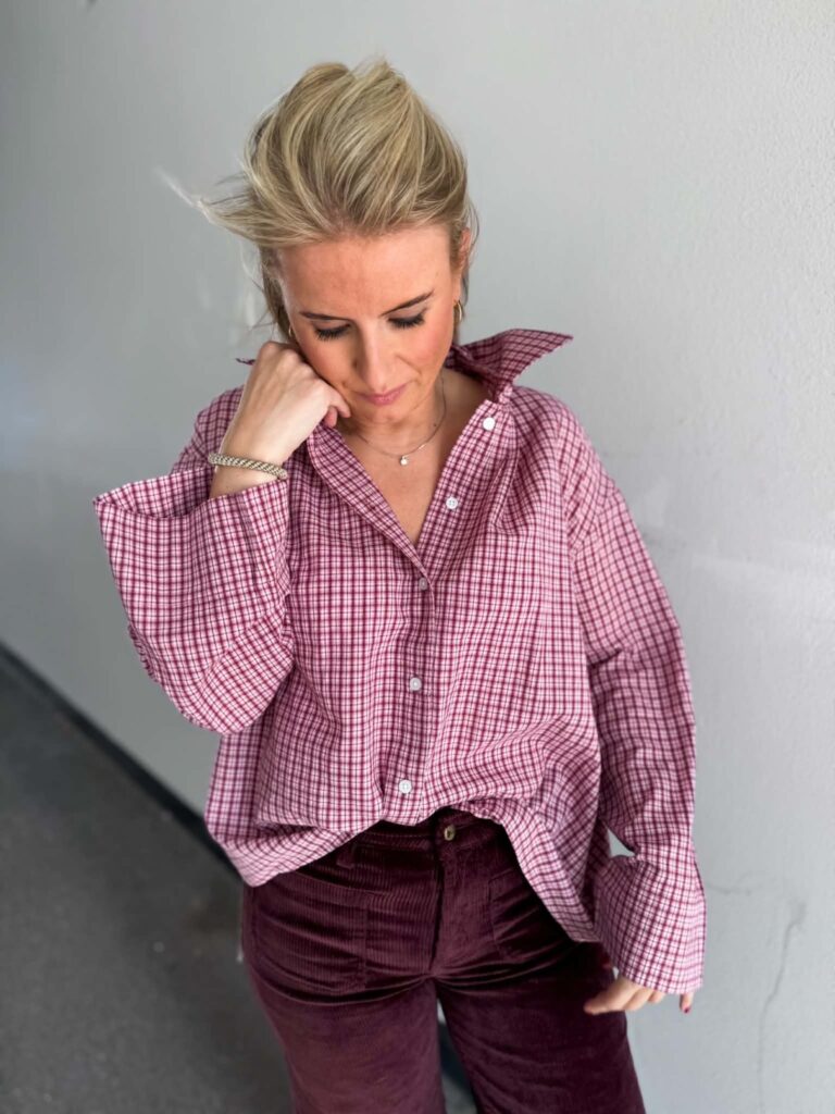 Boii Tinsi Check Shirt Pink