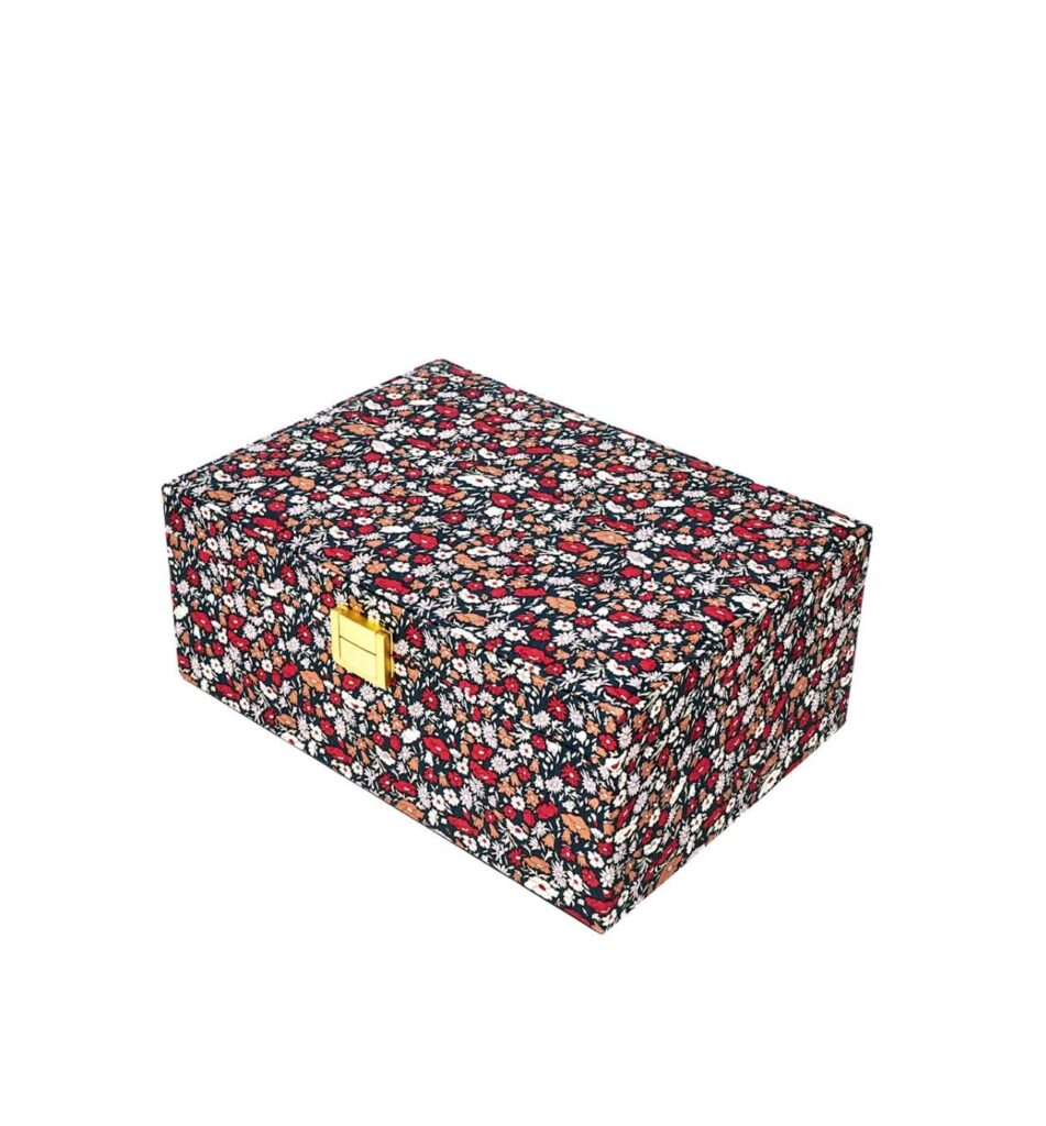 Bon Dep Jewelry Box Square Petal & Daisy