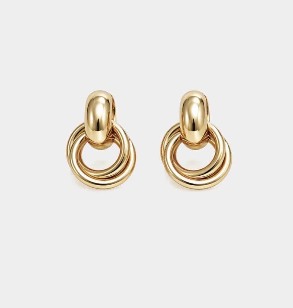 Bow19 Claude Earrings Gold