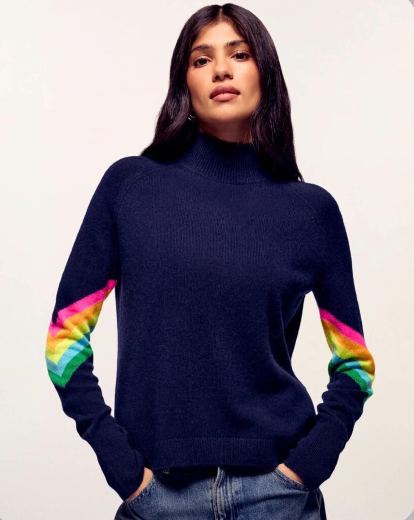 From Future Navy Sweater Multicolour