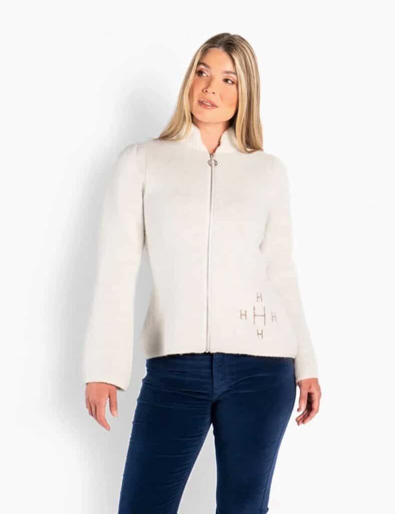 Hèst Filippa Zip Jacket Vanilla Ice