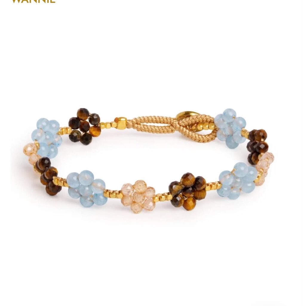 Ibu Jewels Bracelet Lulu Wannie Mix Blue-Brown
