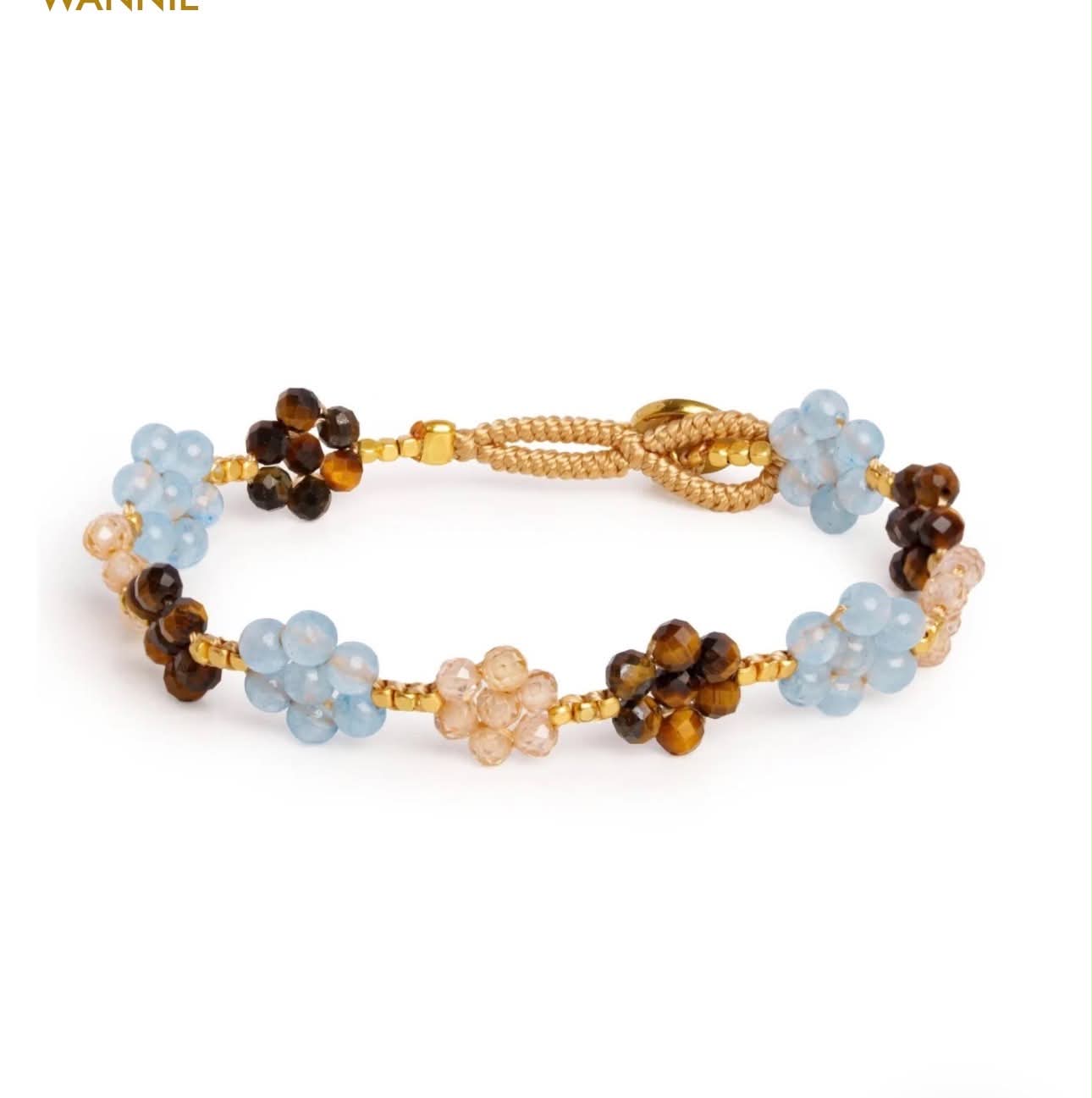 Ibu Jewels Bracelet Lulu Wannie Mix Blue-Brown