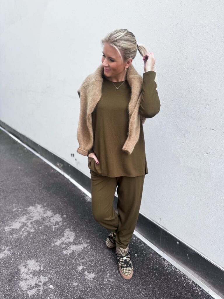 Katrin Uri Jersey Pants Oliven