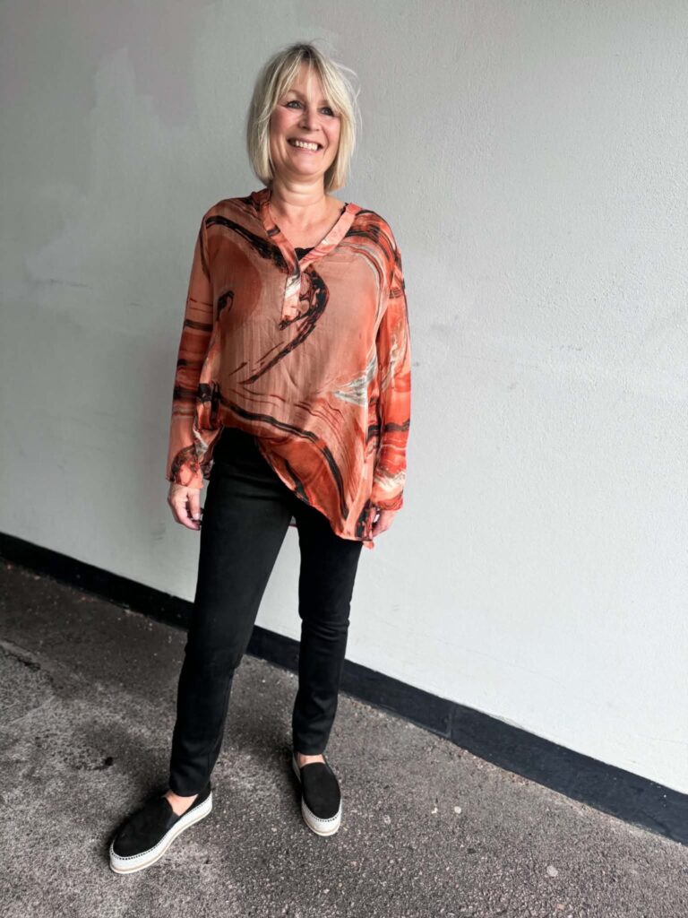 Katrin Uri Vintage Silk B. Orange