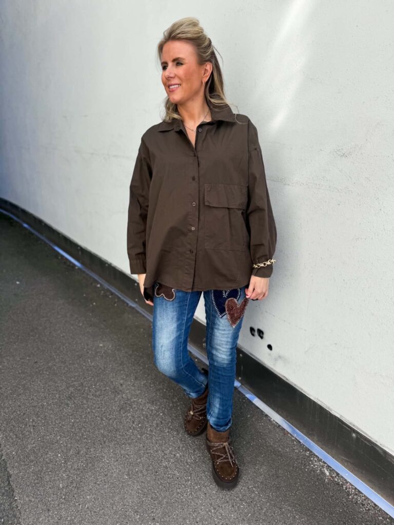 Marta Du Chateau Lisandra Shirt Brown