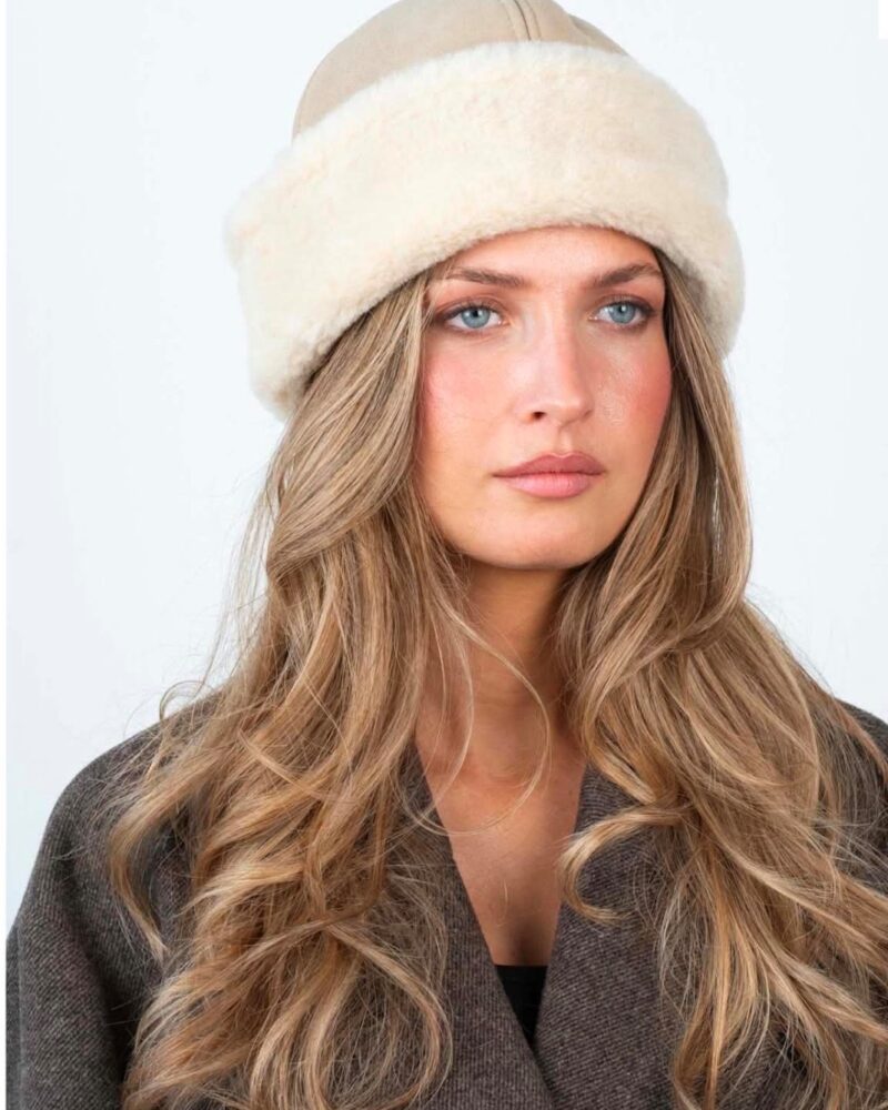 Sui Ava Jen Harka Hat Beige