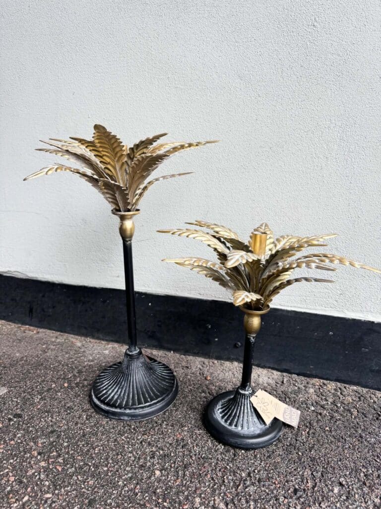 A Lot Decoration Lysestake Palme Stor