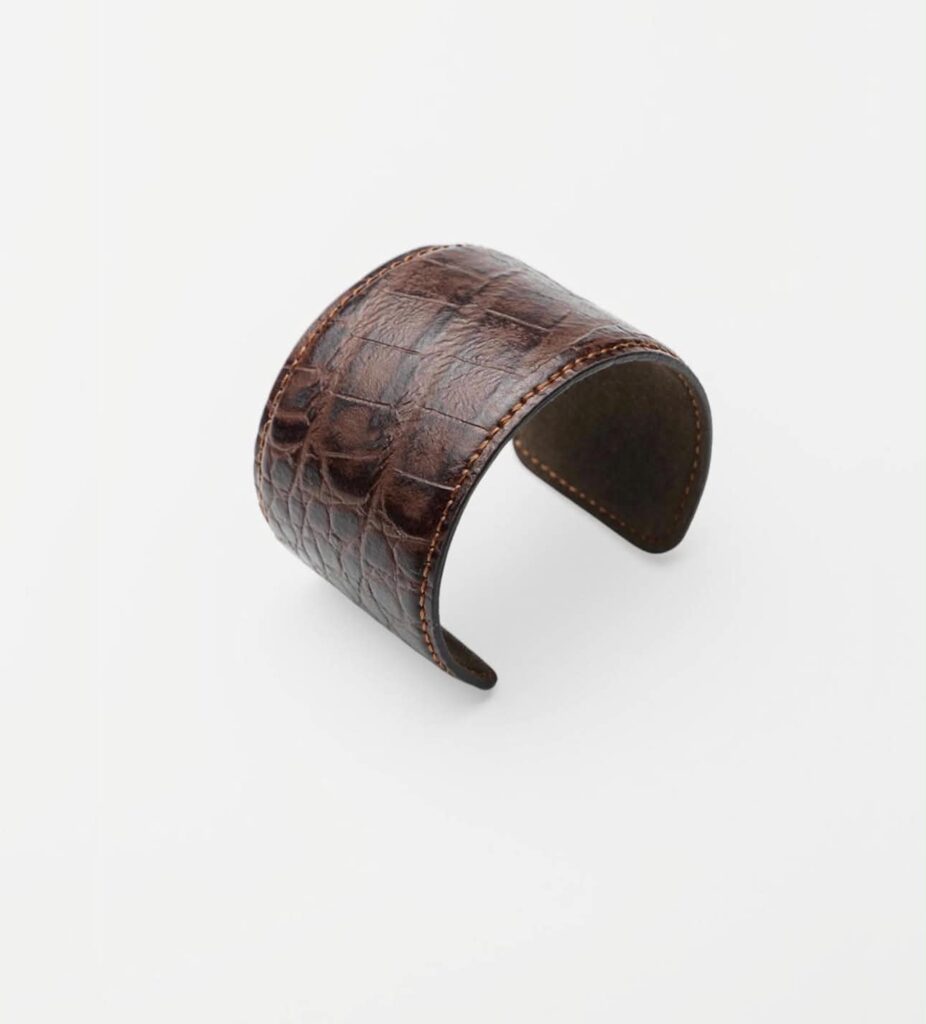 Bow19 Leather Croco Bracelet