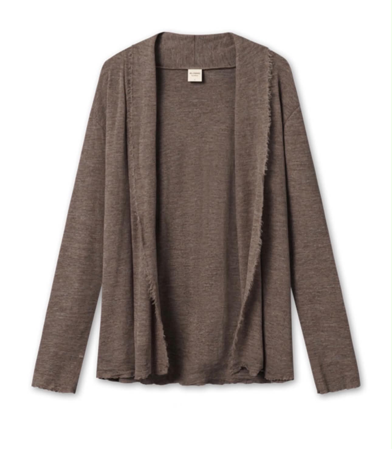 By Basics Short Cardigan 8013 Earth Melange