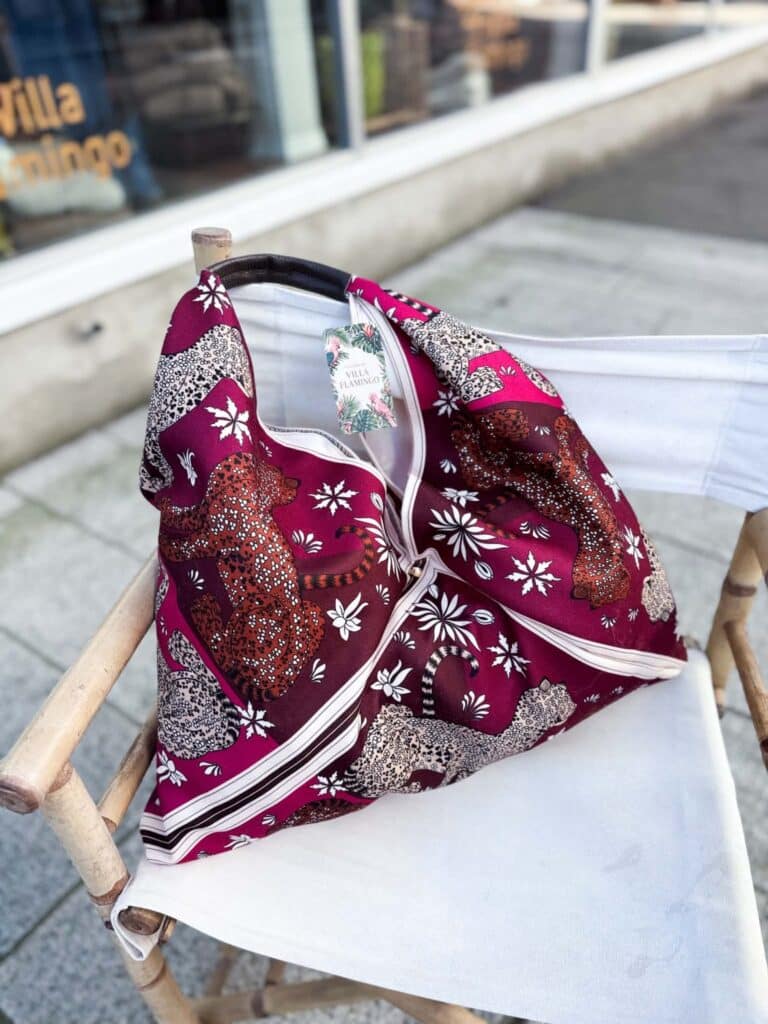 Found By Villa Flamingo Tiger Bag Wine