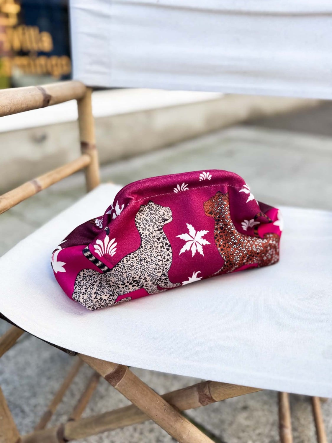 Found By Villa Flamingo Tiger Wine Pouch