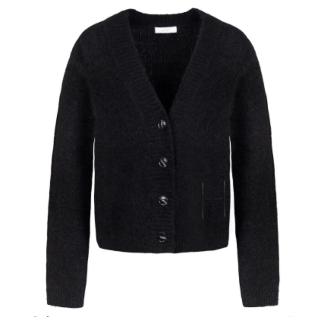 Hèst Pernille Short Cardigan Black