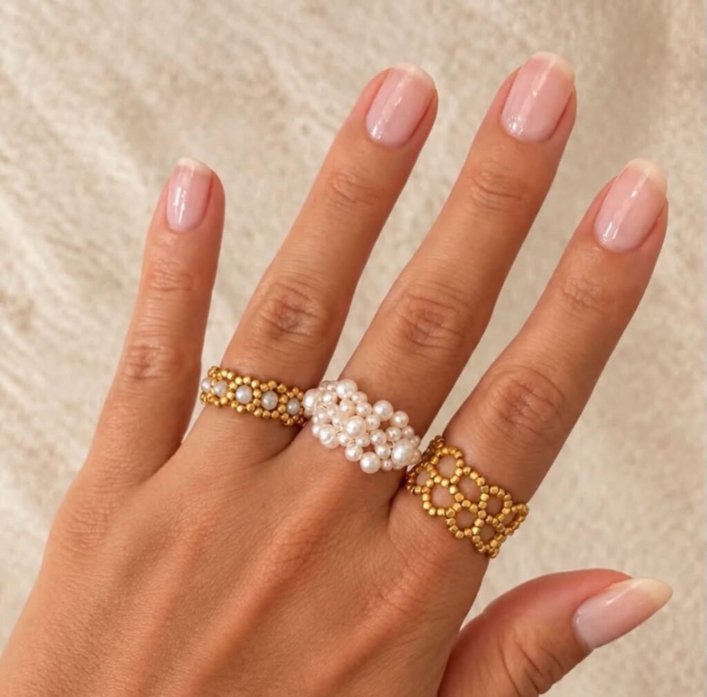 Ibu Jewels Ring Gold Web