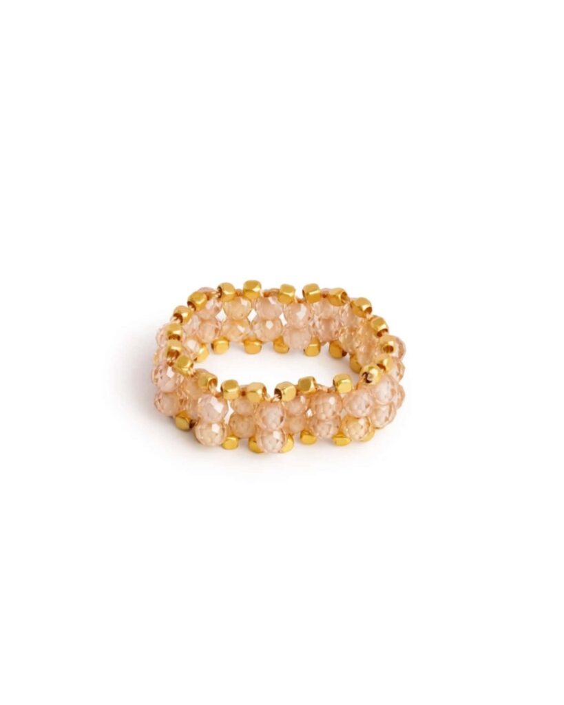 Ibu Jewels Ring Tash Champagne Quartz