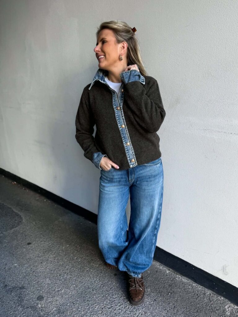 Miss Bon Denim Jacket Brown