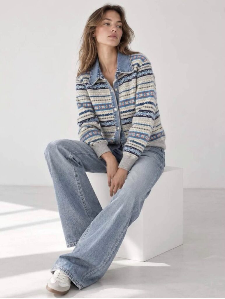 Miss Bon Denim Jacket Mønster